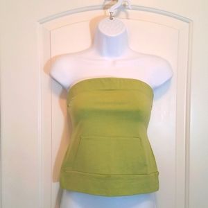 Y2k Green tube top